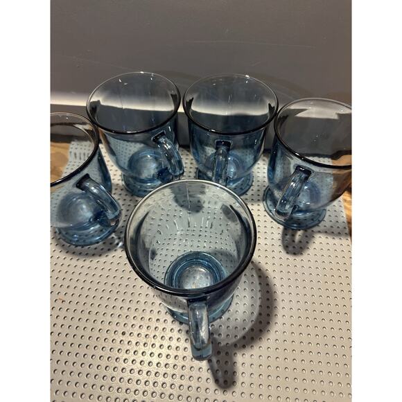 Set Of 5 Anchor Hooking Glasses - Picture 3 of 5